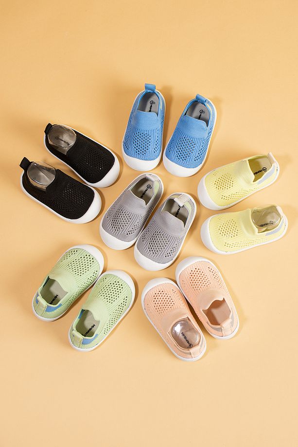 Luuq Bebek - Çocuk Esnek Ortopedik Yumuşak Taban Şık Pembe İlk Adım Spor Ayakkabısı - Spor Sneaker - 6