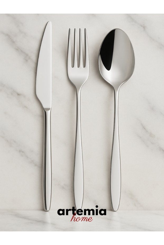 Gold Dine 48 Pieces | Dinner Set | Simple | 8 Personality | 18/10 Stainless Steel