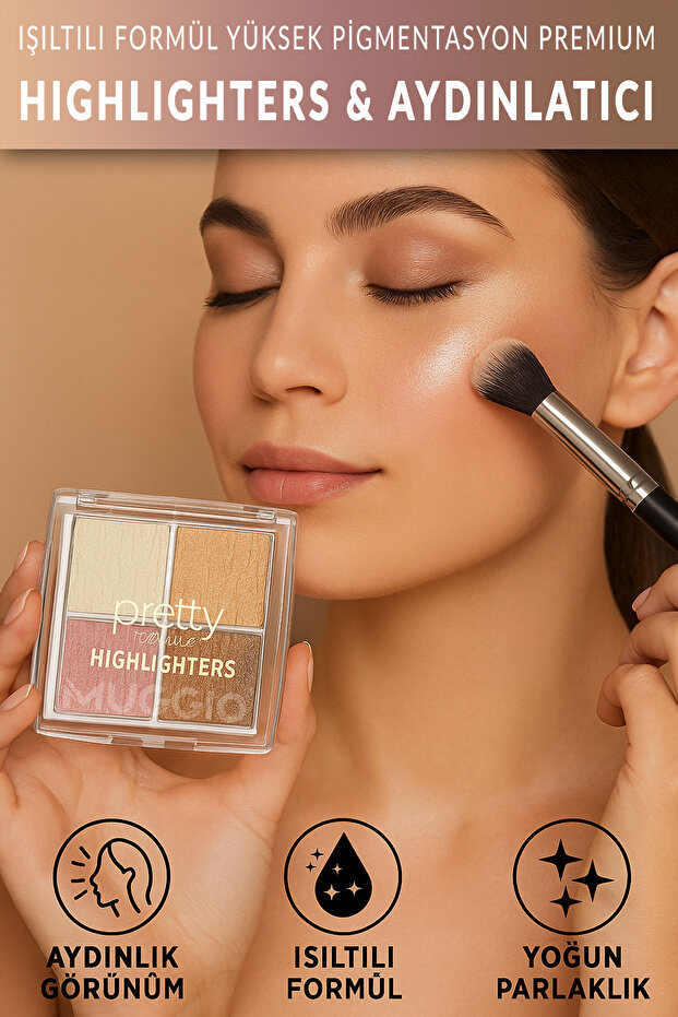 Highlighter & Illuminator Premium 4-Pack - 3