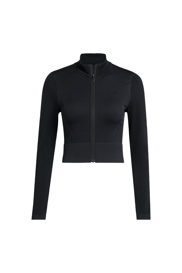 Workout Essentials Full-Zip Knit Jacket - 4