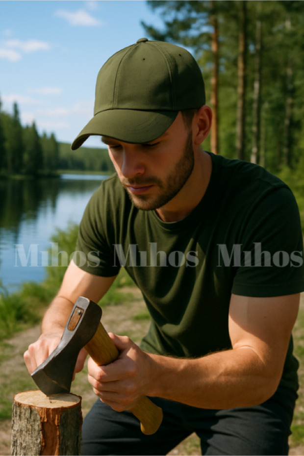 Unisex Solid Color Cap Hat - 2