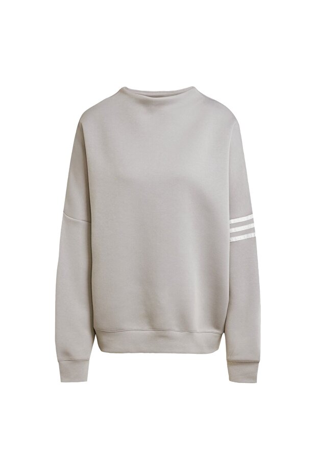 Neuclassics Oversized Mock Neck Sweatshirt - 3