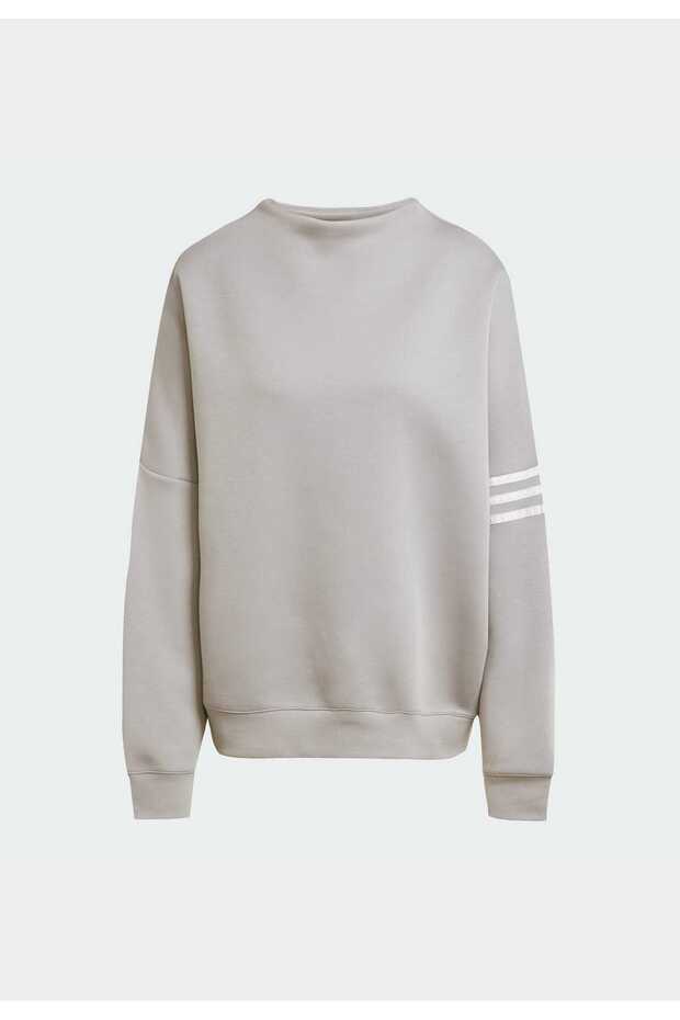 Neuclassics Oversized Mock Neck Sweatshirt - 4