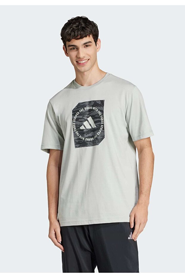 Jı6762-e M C Camo Box T Erkek T-shirt Gri - 7