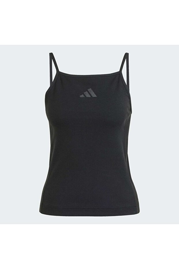 JJ1224-K adidas W Rıb Top Kadın T-Shirt Siyah - 3