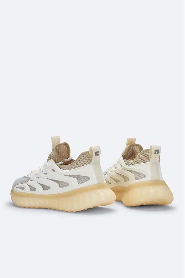 Erkek Bej Esnek Taban Sneaker Ayakkabı A41y8023 - 4