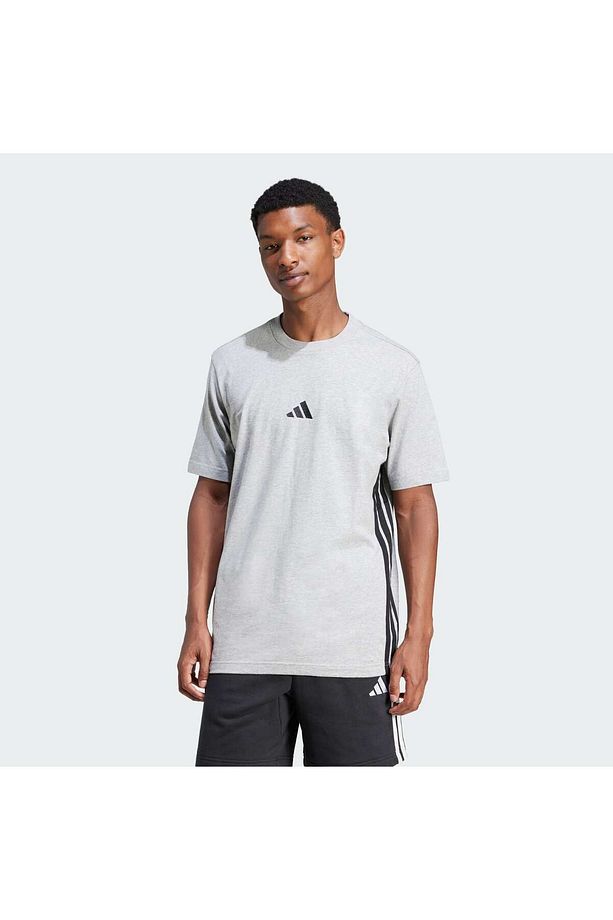 Essentials 3-stripes Single Jersey Tişört - 1