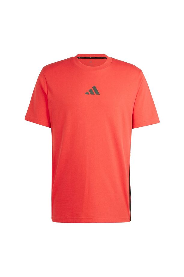 Essentials 3-Stripes Single Jersey Tişört - 4
