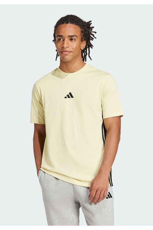 Essentials 3-stripes Single Jersey Tişört - 7