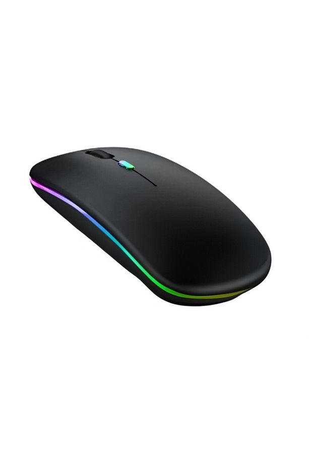 Kablosuz Fare Wireless Mouse, Bluetooth 5.2, Şarjlı, Ergonomik, Type-c, 800/1200/1600 Dpı, Led Işık - 3