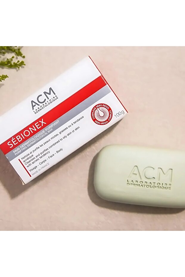 Sebionex Purifying Bar 100g –soap-free Daily Cleanser For Oily & Acne-prone Skin, Gentle & Effective - 1