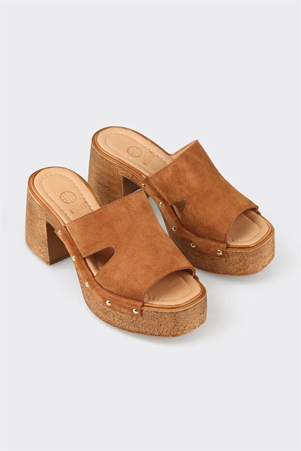 Taba Deri Kadın Terlik - 2