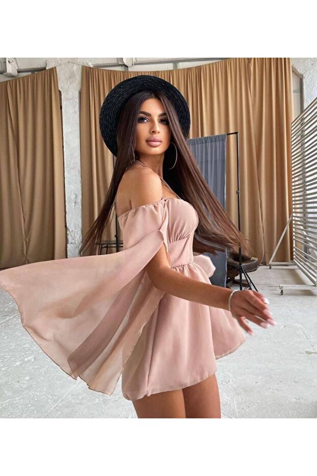 kadın şifon tulum - 4