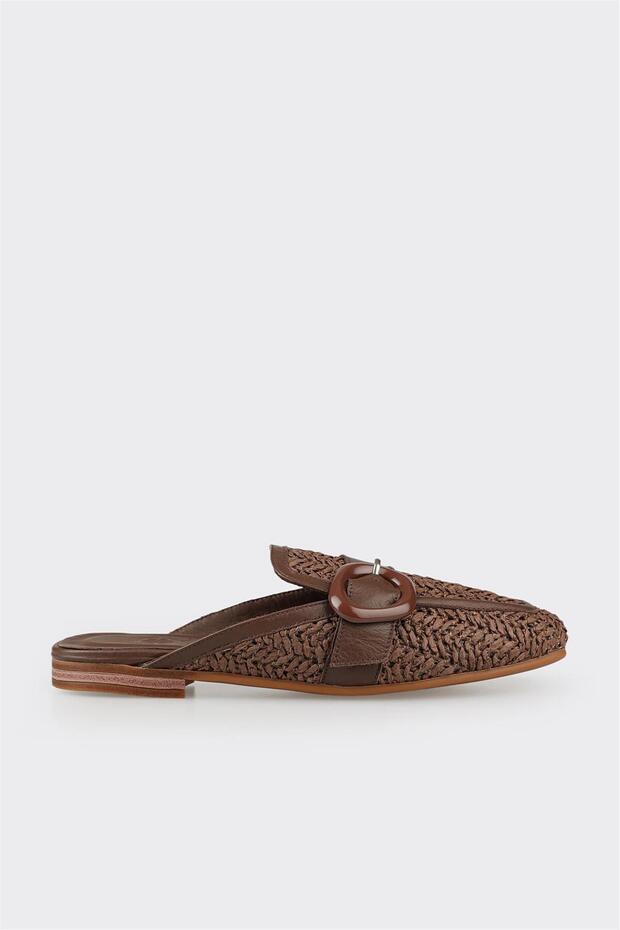 Kahve Kadın Terlik - 1