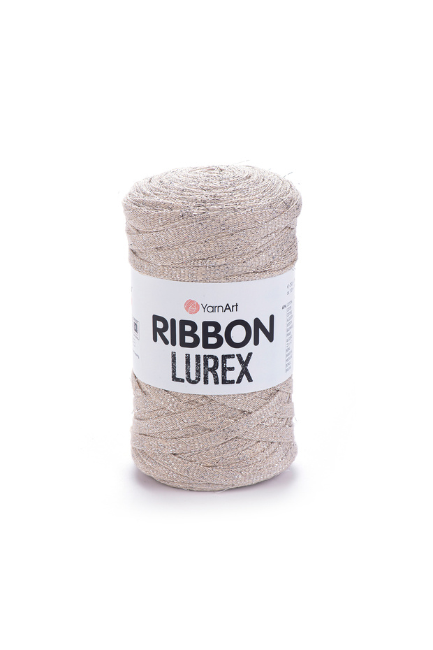 Rıbbon Lurex - خيط محبوك يدوي لامع وإكسسوار رمادي فاتح-725