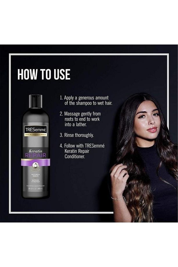 P/c Keratin Yıpranmış Saçlar Için Onarıcı Şampuan 592ml - 3