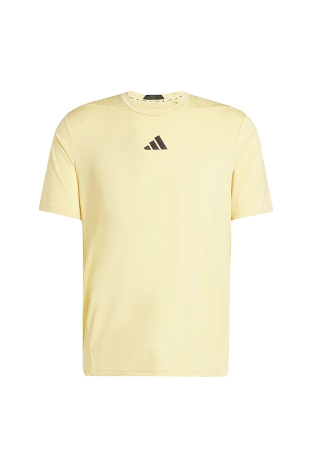 JI8188-E adidas D4T Int. Tee Erkek T-Shirt Sarı - 4