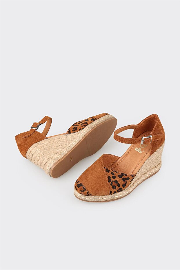 Taba Deri Kadın Espadril - 3