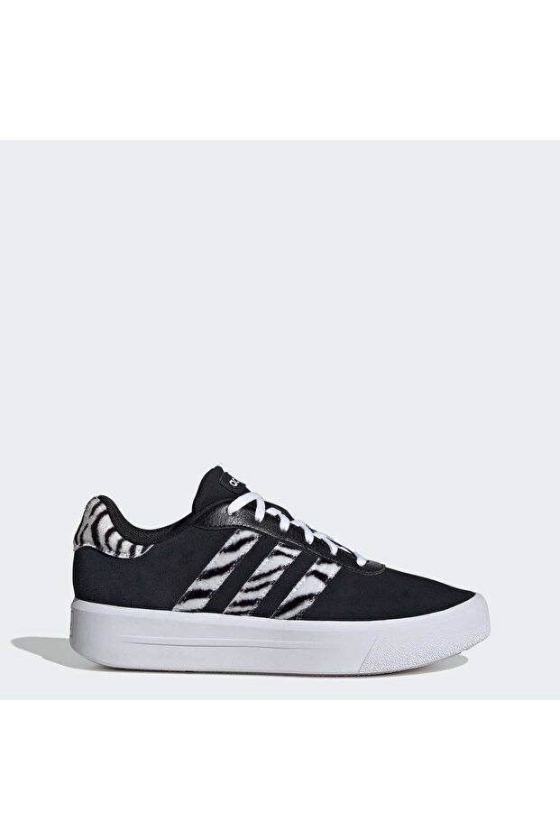 Court Platform Suede Shoes