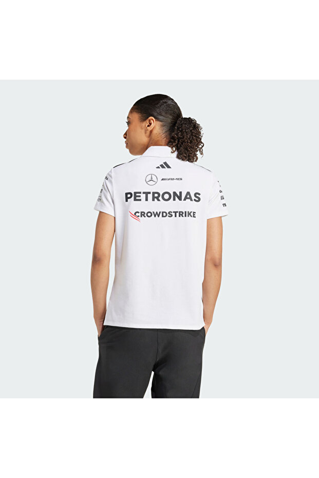 Mercedes - AMG Petronas Formula One Team White Polo Shirt - 2