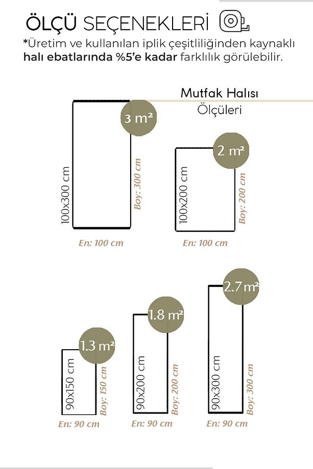 Luke Renkli Yıkanabilir Mutfak Halısı Dekoratif Leke Tutmaz Bohem Hasır Tezgah Önü Mutfak Paspası - 3