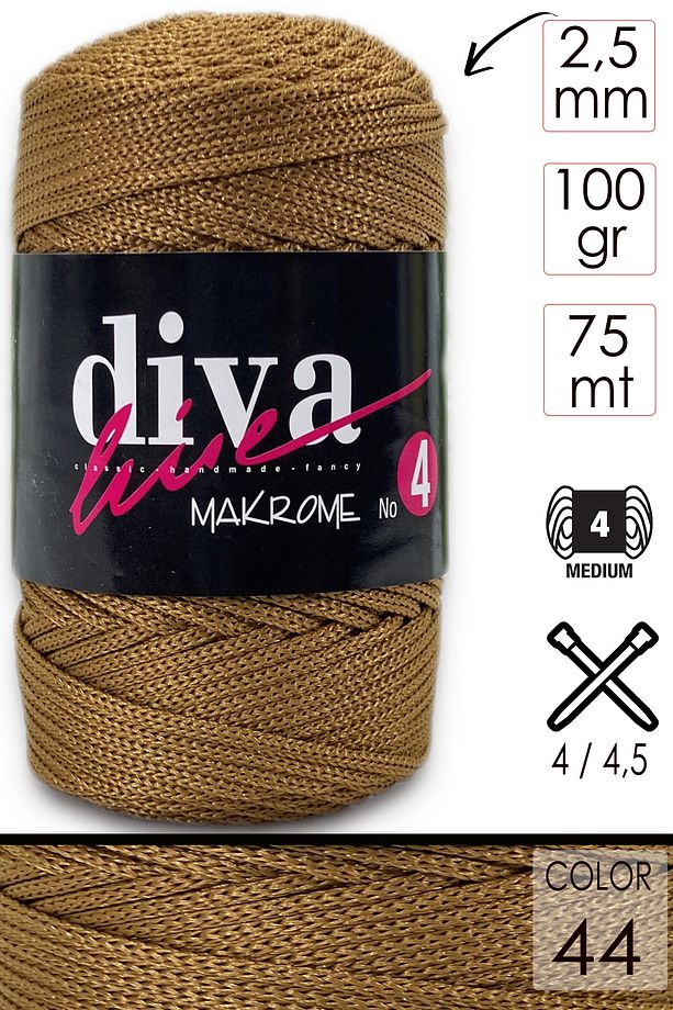 Diva Makrome Ipi Kalın (NO:4) 44. - 1