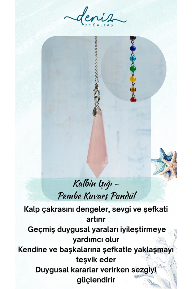 Light of the Heart – Pink Quartz Pandul