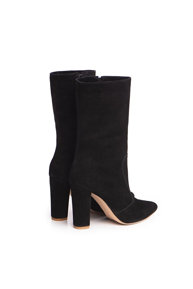 Μπότες Teo Σουέτ Μαύρες - 4
