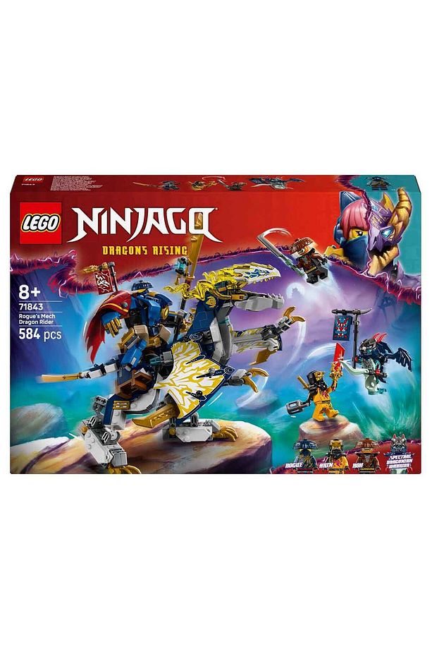 NINJAGO Rogue’un Robot Ejderha Binicisi 71843 - 8 Yaş ve Üzeri Çocuklar için 4 Minifigür - 3
