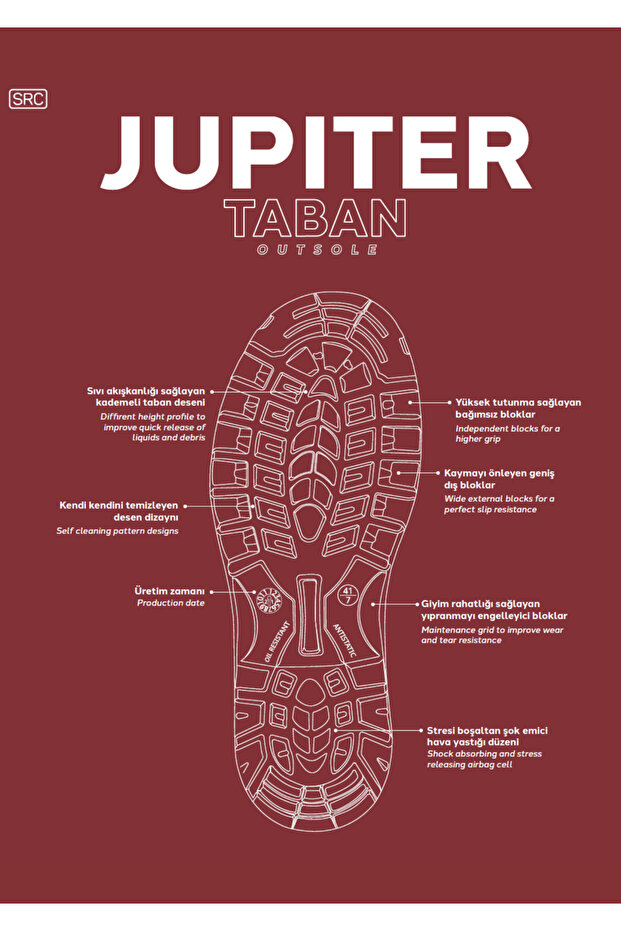 Loader 023 S2 SRC Vidala Deri Çelik Burun İş Botu - 5