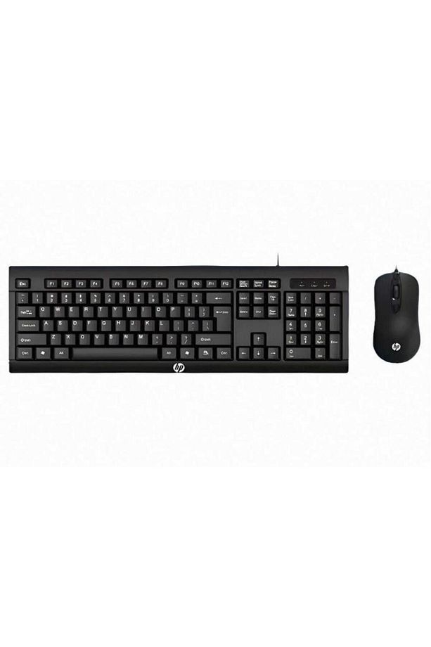 KM100 Kablolu Klavye Mouse Set İngilice Q - 1