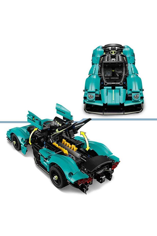 Technic Aston Martin Valkyrie 42208 - 9 Yaş ve Üzeri Çocuklar için Yaratıcı Oyuncak Araba - 6