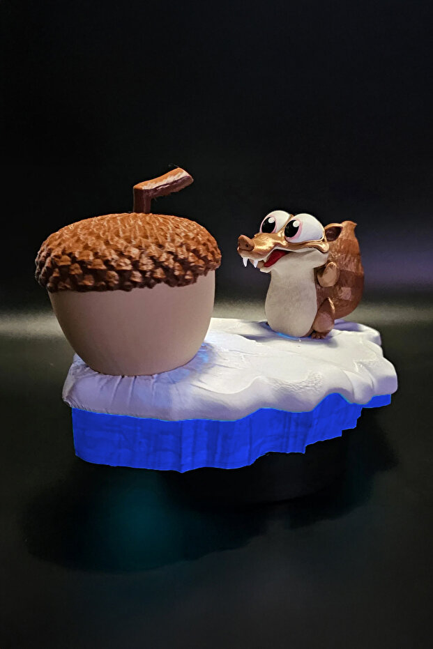 Buz Devri Temalı Dekoratif Gece Lambası - 3