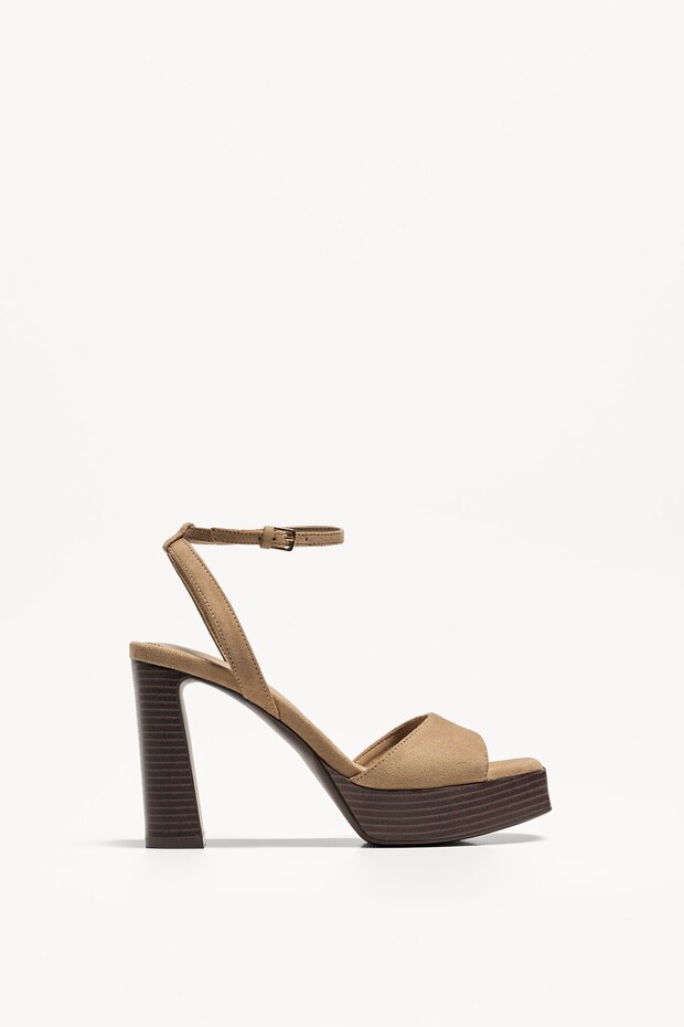 Platform topuklu sandalet - 2