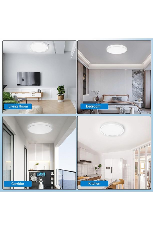 LEDLİ MODERN TASARIM DEKORATİF LED ARMATÜR AVİZE APLİK KEDNİNDEN TRAFOLU LED PANEL - 3