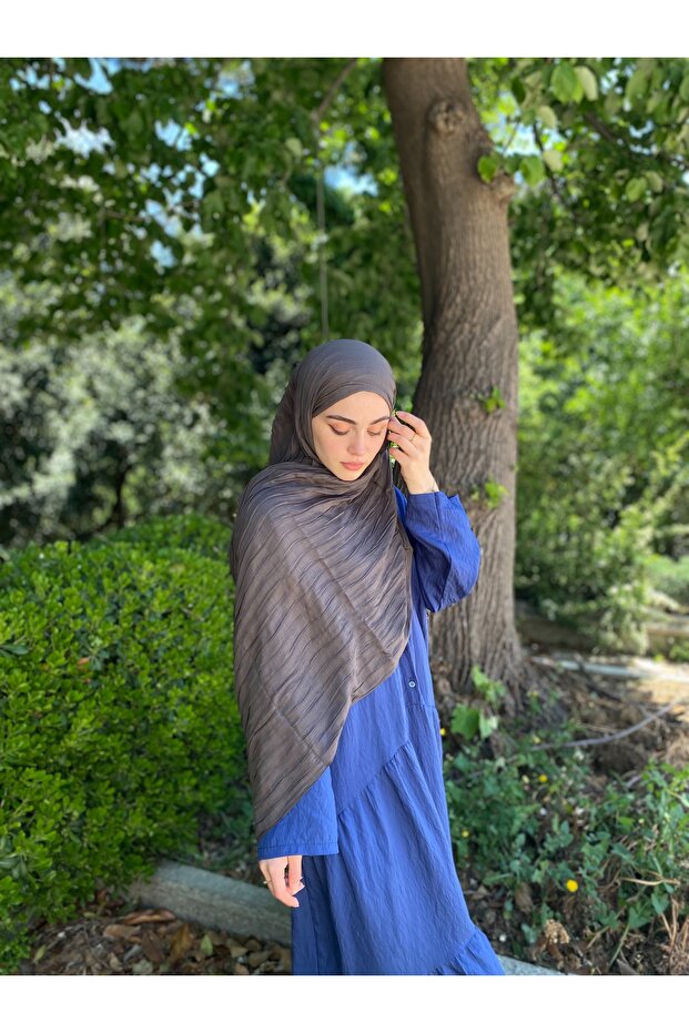 Piliseli Bambu Şal Füme - 3