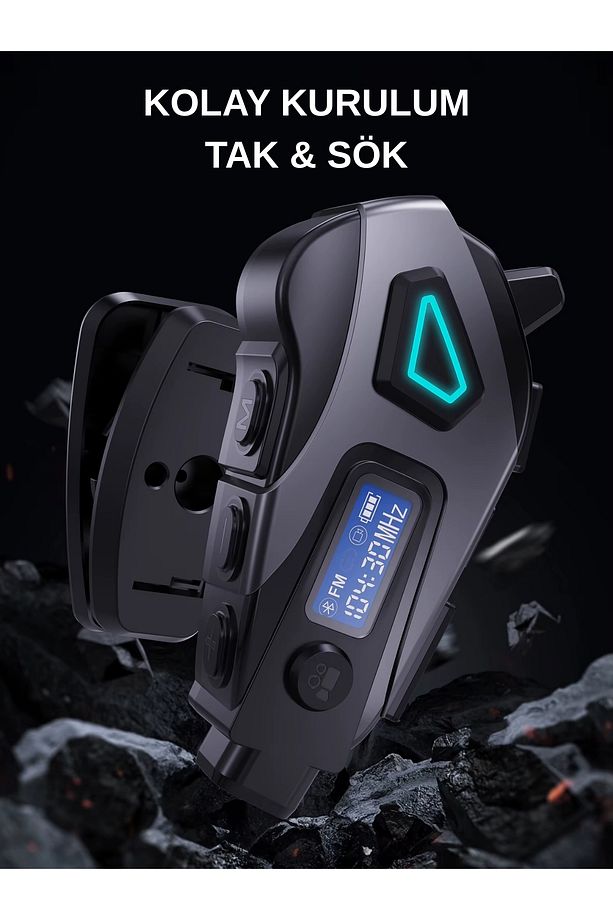 K10 DVR Kameralı İntercom Bluetooth Motosiklet Kask Kulaklığı Kameralı İntercom Kulaklık - 3