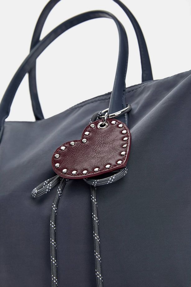 Mini naylon süslemeli shopper çanta - 5