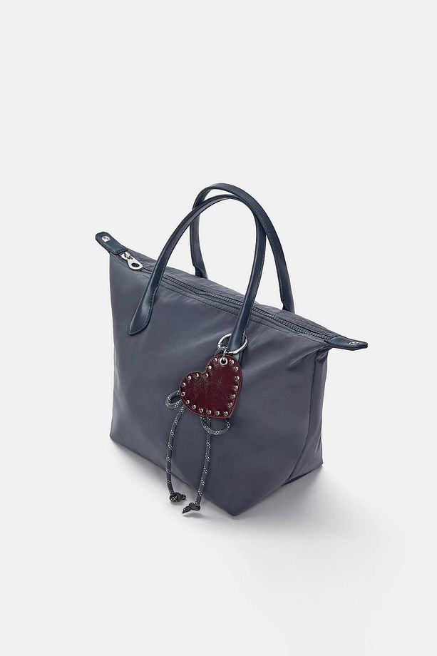 Mini naylon süslemeli shopper çanta - 4