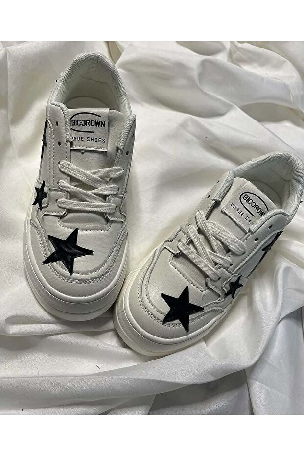 Star Detail Star Patterned Unisex Shoes