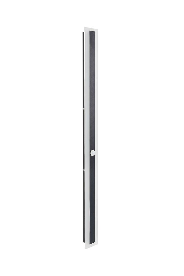 Siyah LED Dış Mekan Duvar Lambası, Hareket Sensörlü, Modern ve Suya Dayanıklı - 1