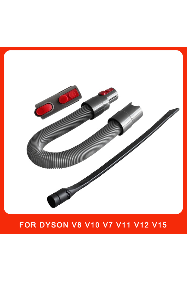 3PCS Flexible Crevice Tool Adapter Hose Kit for Dyson V8 V10 V7 V11 V12 V15 Vacuum Cleaner for As a