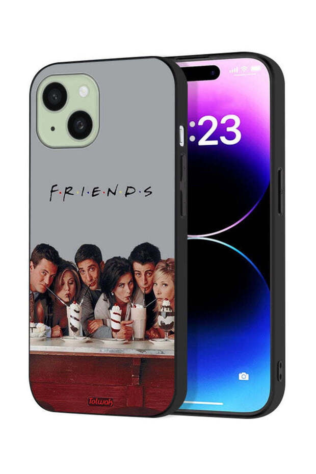 غطاء حماية لجهاز Apple iPhone 15 من F R I E N D S