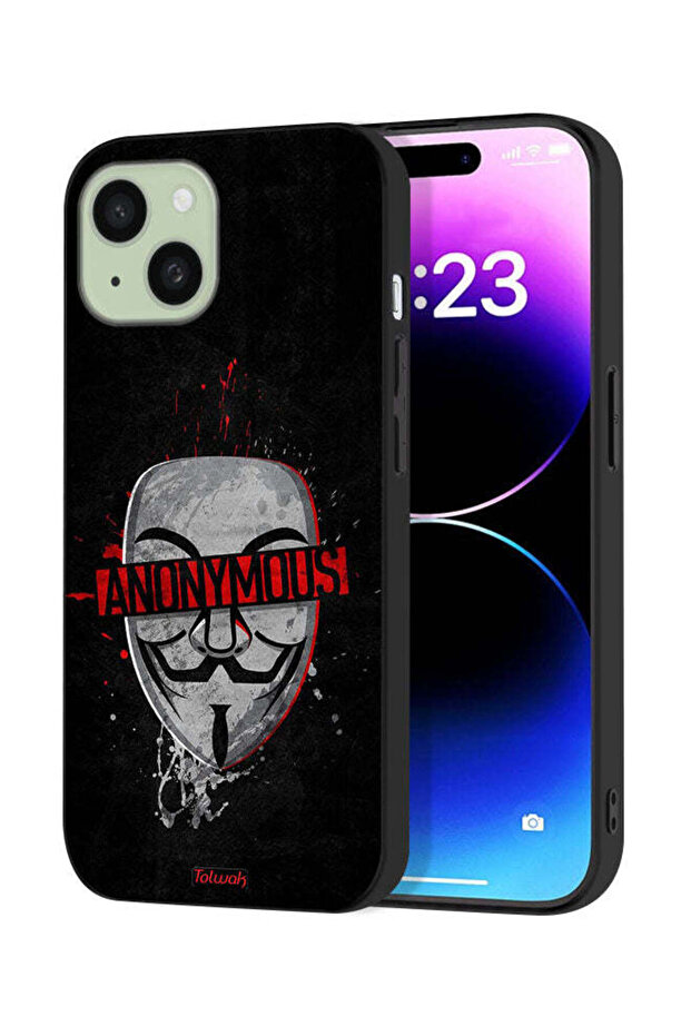 Apple iPhone 15 Protective Case Cover Anonymous