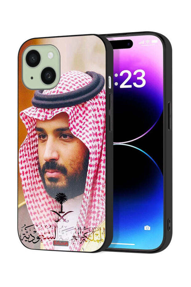 غطاء حماية لجهاز آيفون 15 من آبل محمد بن سلمان