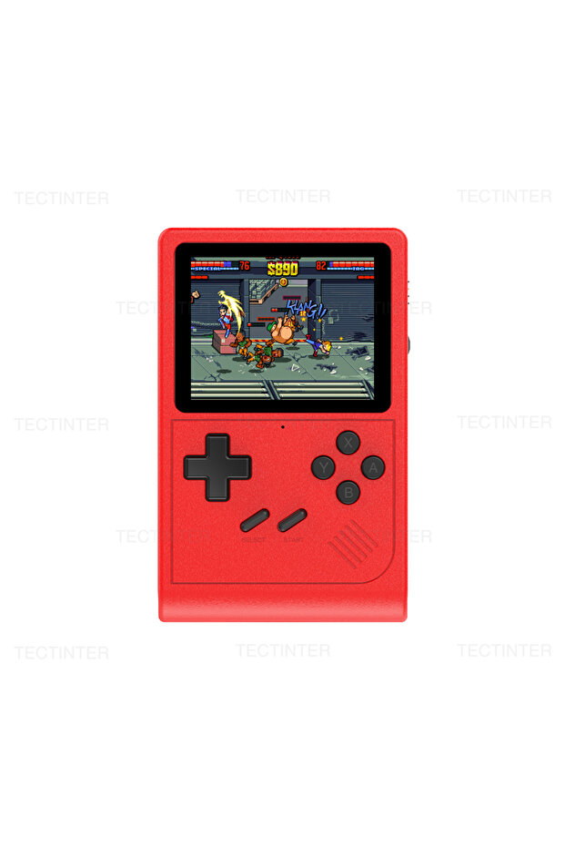 Red GB300 Portable Handheld Game Player 3.0 inch Screen TV Video Game Console AV Output Retro Game C - 1