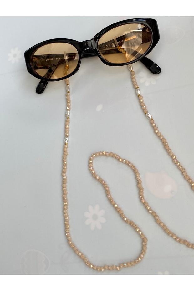 حبل النظارات مطرز بالخرز اللامع - 5