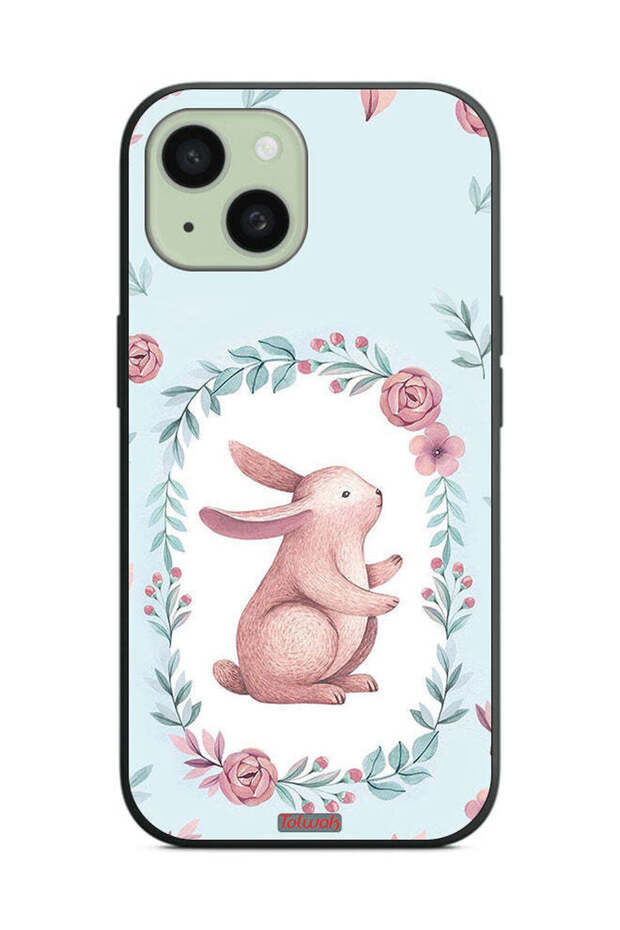 غطاء حماية لجهاز Apple iPhone 15 على شكل أرنب - 2