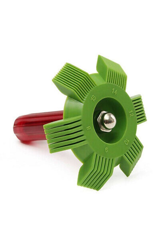green Universal Car A/C Radiator Condenser Fin Repair Comb Cooler Air Conditioner Straightener Clean