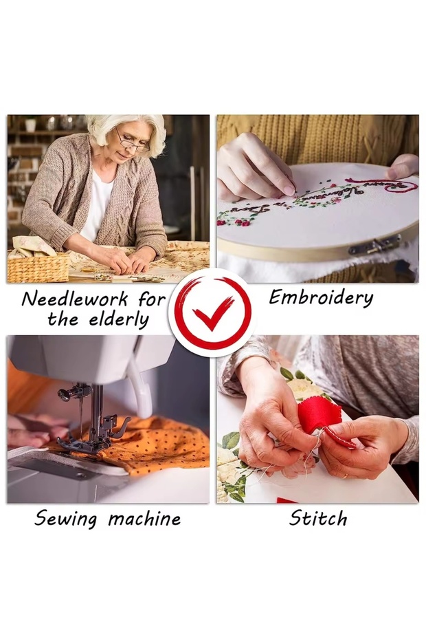 10 قطع/وحدة أداة يدوية لخيط كبار السن، إبرة سهلة الاستخدام، أدوات خياطة خيط أوتوماتيكية مصنوعة يدويًا... - 6